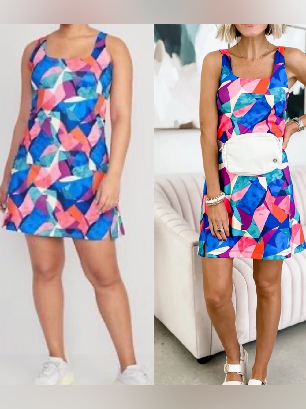 Old Navy Powersoft Sleeveless Performance Dress Athletic Dress Athleisure Golf